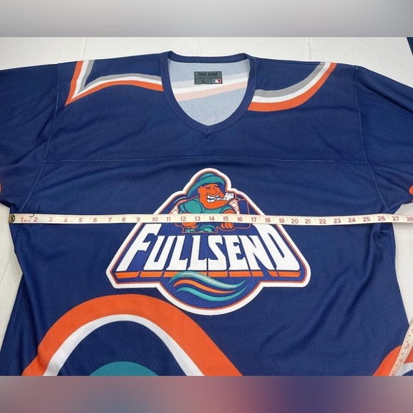 New York Islanders Fisherman Nelk Boys Full Send Hockey Jersey Men’s Sz L NWOT - Picture 7 of 10